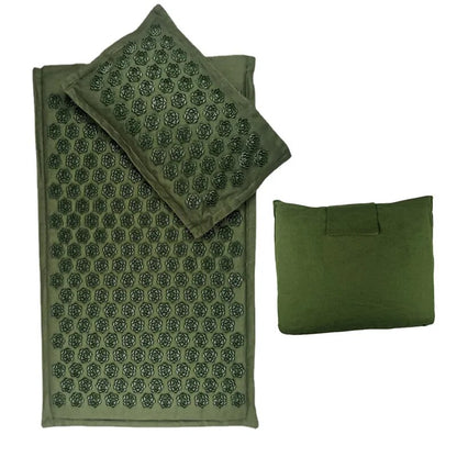 Lotus Spike Acupressure Mat with Pillow and Bag