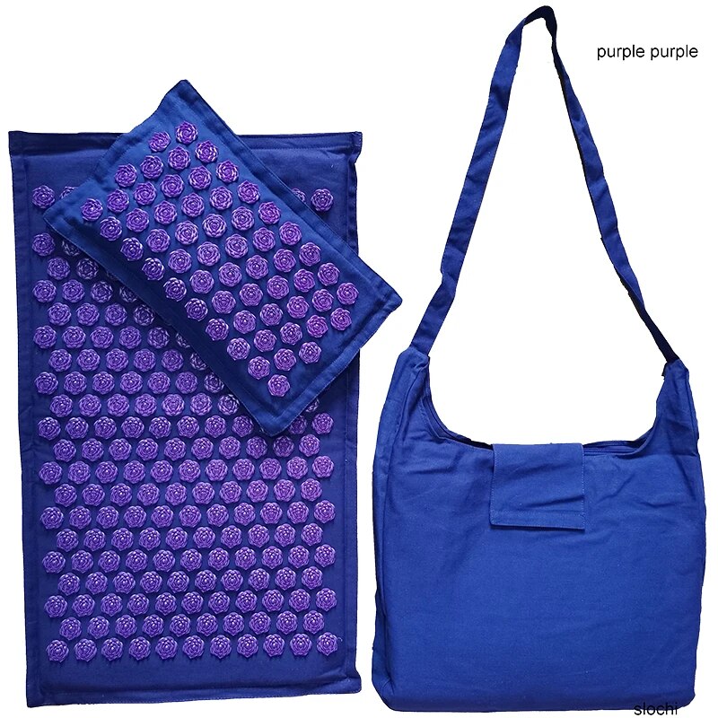 Lotus Spike Acupressure Mat with Pillow and Bag