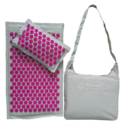 Lotus Spike Acupressure Mat with Pillow and Bag