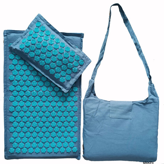 Lotus Spike Acupressure Mat with Pillow and Bag