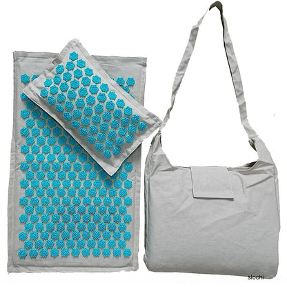 Lotus Spike Acupressure Mat with Pillow and Bag