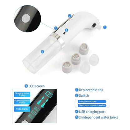 Hydrodermabrasion Blackhead Remover And Vacuum Pore Cleaner