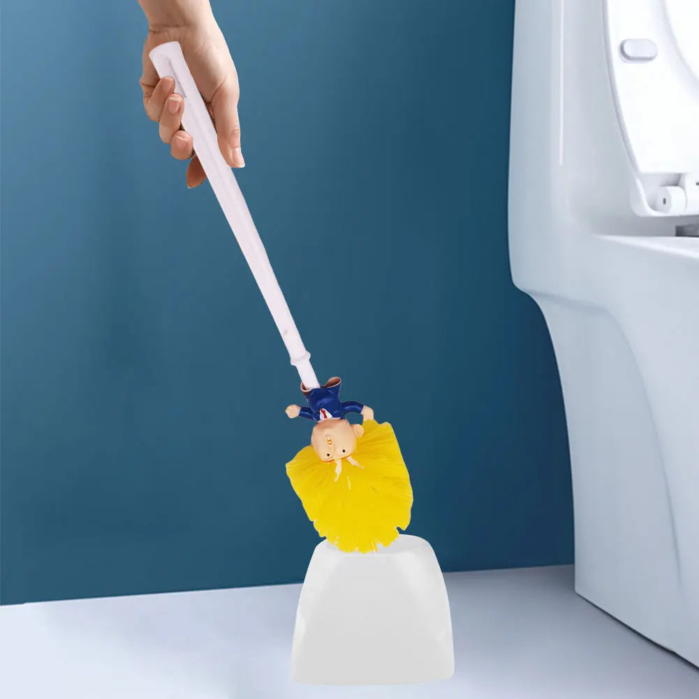 Trump Toilet Brush, Original Trump Toilet Brush Cleaner, Funny Toilet Scubber,Make Toilet Great Again, Commander in Crap (Trump Toilet Brush)
