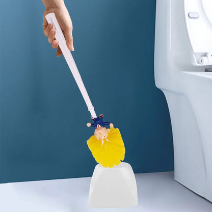 Trump Toilet Brush, Original Trump Toilet Brush Cleaner, Funny Toilet Scubber,Make Toilet Great Again, Commander in Crap (Trump Toilet Brush)