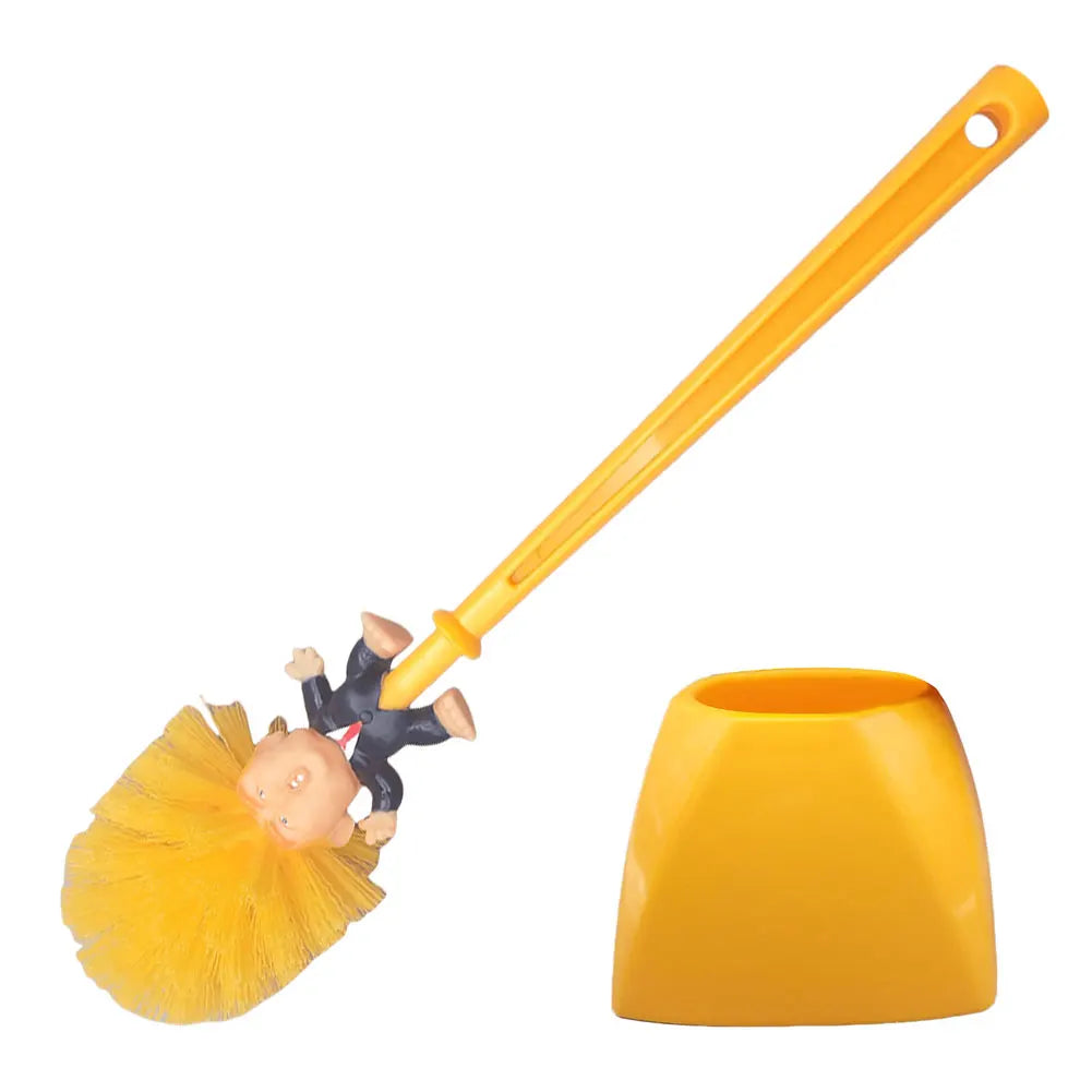 Trump Toilet Brush, Original Trump Toilet Brush Cleaner, Funny Toilet Scubber,Make Toilet Great Again, Commander in Crap (Trump Toilet Brush)