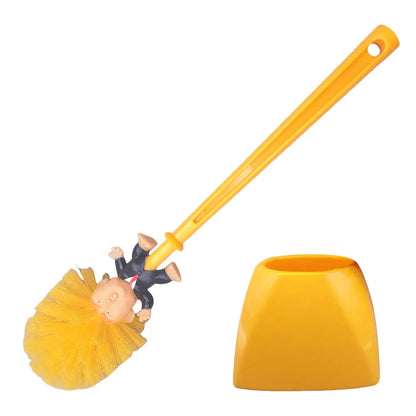 Trump Toilet Brush, Original Trump Toilet Brush Cleaner, Funny Toilet Scubber,Make Toilet Great Again, Commander in Crap (Trump Toilet Brush)