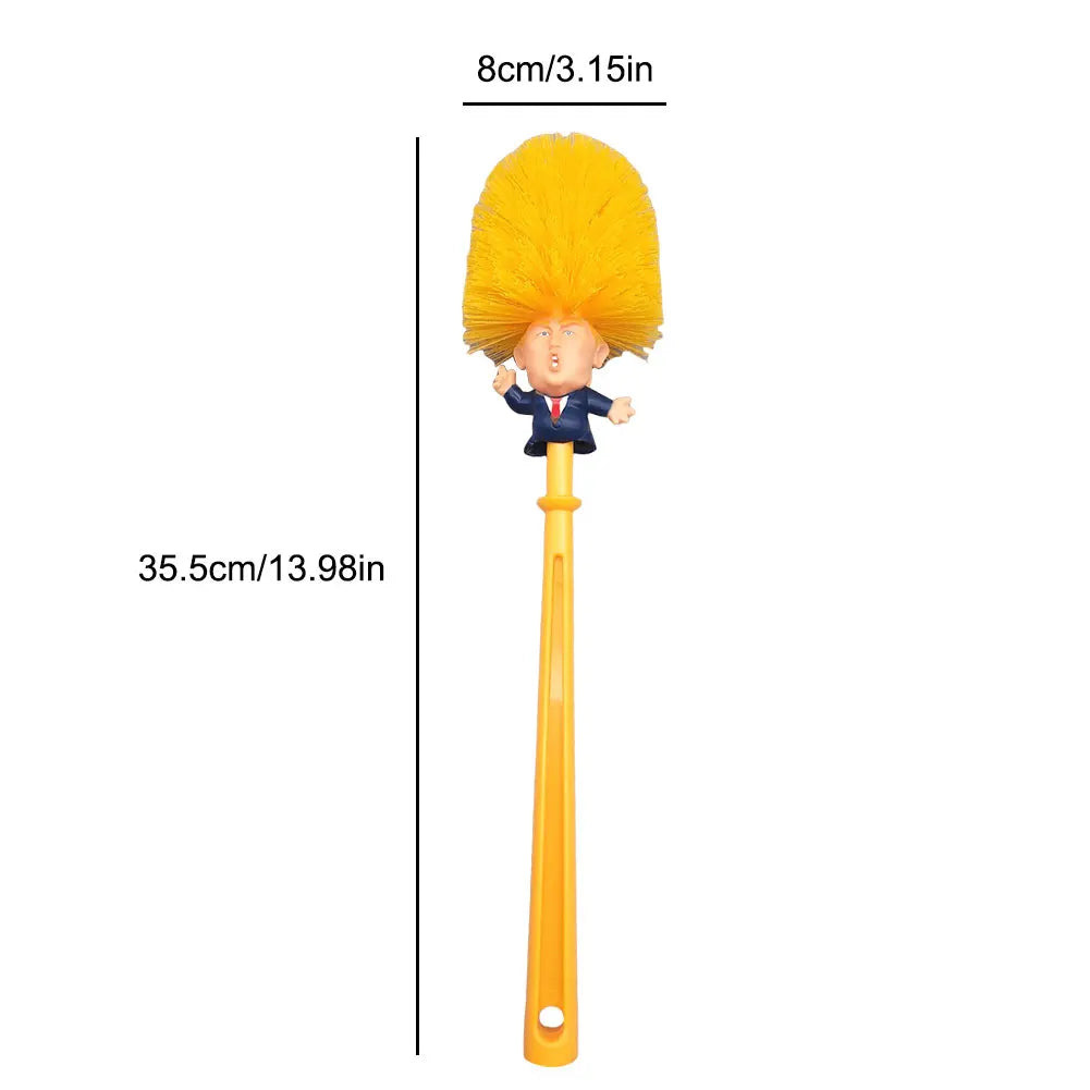 Trump Toilet Brush, Original Trump Toilet Brush Cleaner, Funny Toilet Scubber,Make Toilet Great Again, Commander in Crap (Trump Toilet Brush)