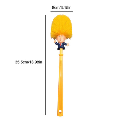 Trump Toilet Brush, Original Trump Toilet Brush Cleaner, Funny Toilet Scubber,Make Toilet Great Again, Commander in Crap (Trump Toilet Brush)