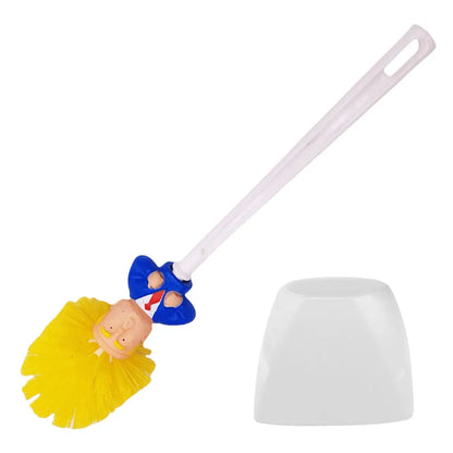 Trump Toilet Brush, Original Trump Toilet Brush Cleaner, Funny Toilet Scubber,Make Toilet Great Again, Commander in Crap (Trump Toilet Brush)